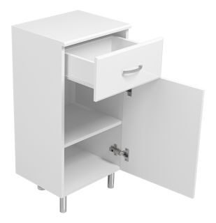 Напольная тумба Misty Люси правая 40см белый